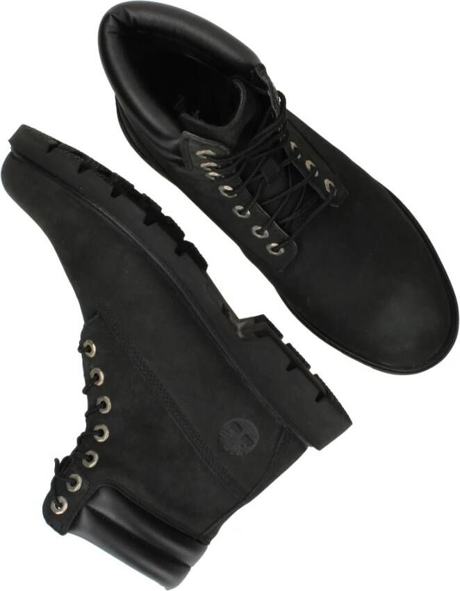 Timberland Stijlvolle Veterschoenen Black Heren