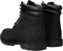 Timberland 6 Inch Lace Up Veterboots Heren Zwart - Thumbnail 5