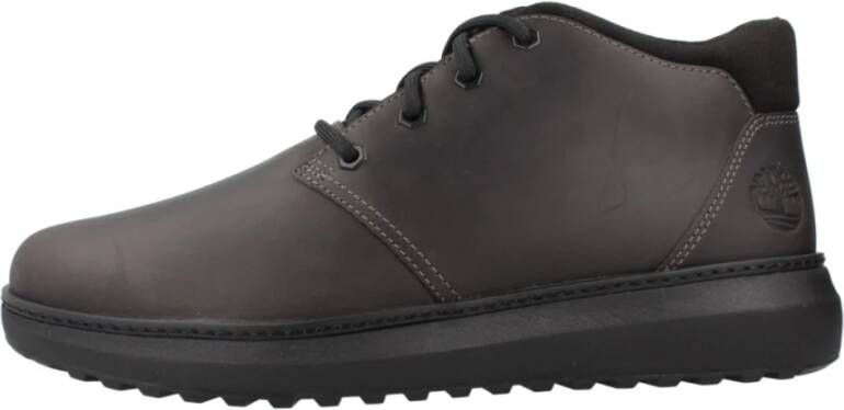 Timberland Stijlvolle Veterschoenen voor Heren Black Heren