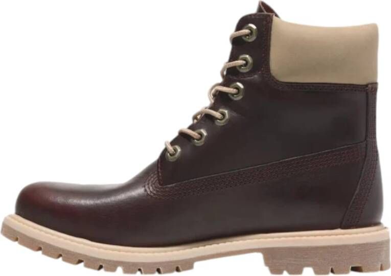 Timberland Stijlvolle Veterschoenen voor Mannen Brown Dames