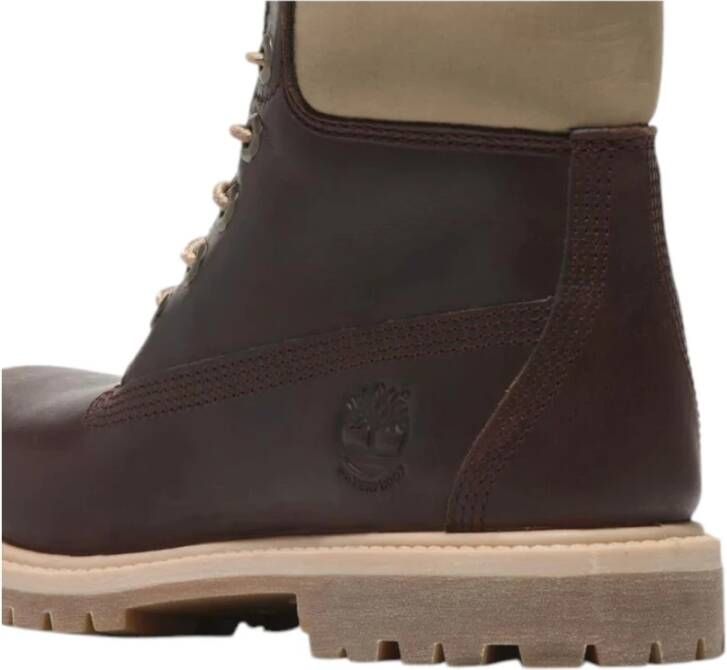 Timberland Stijlvolle Veterschoenen voor Mannen Brown Dames