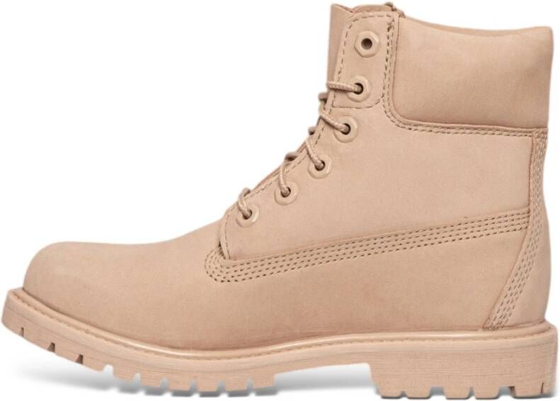 Timberland Suede Lace-Up Boots En71 White Dames