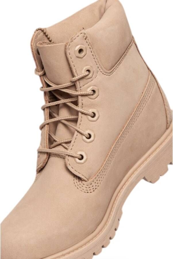 Timberland Suede Lace-Up Boots En71 White Dames