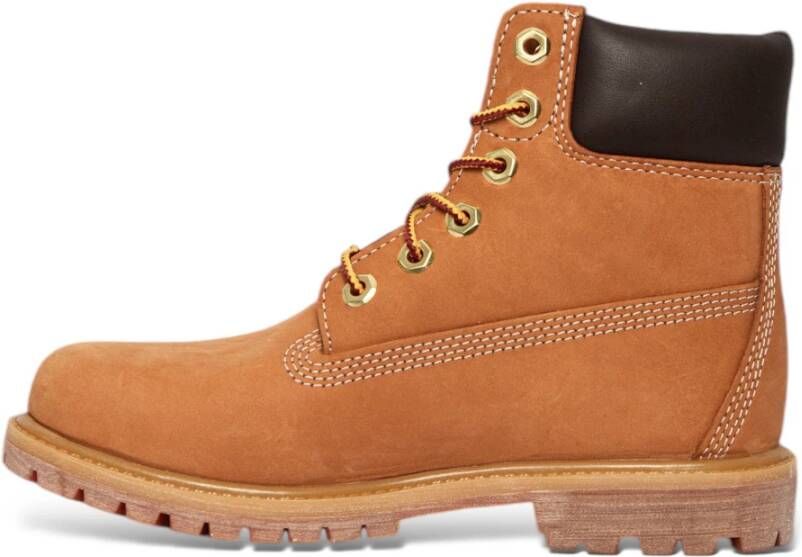 Timberland Suède Veterschoenen Beige Dames