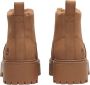 Timberland Kameel Nubuck Enkellaarzen met Trendy Twist Brown Dames - Thumbnail 19