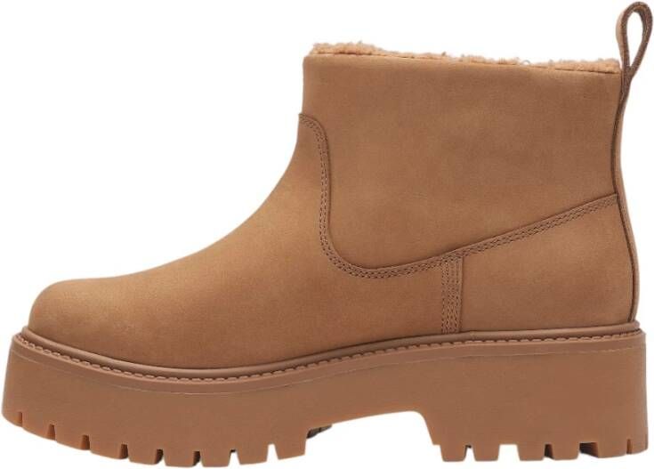 Timberland Warm gevoerde Mid Boot Tarwe Nubuck Brown Dames