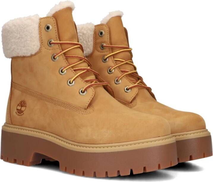 Timberland Warm gevoerde waterdichte laarzen voor de herfst Brown Dames