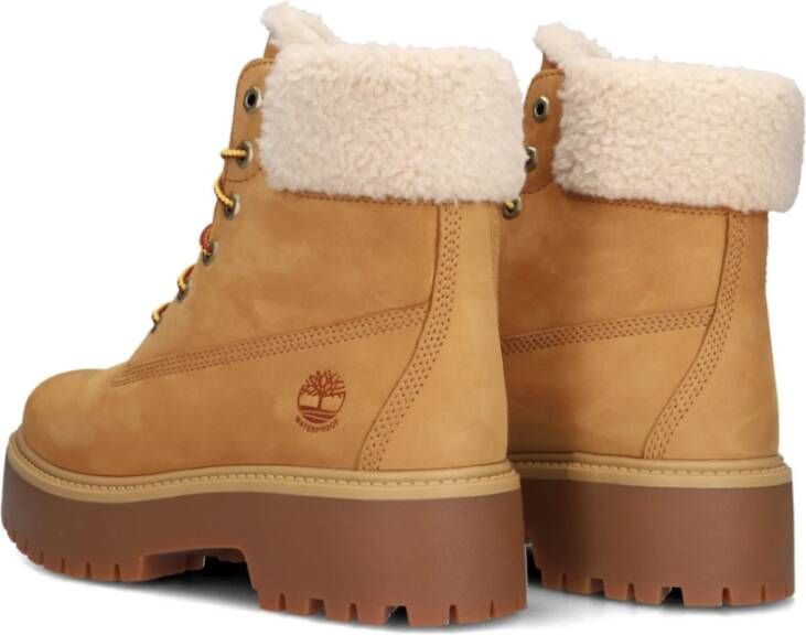 Timberland Warm gevoerde waterdichte laarzen voor de herfst Brown Dames