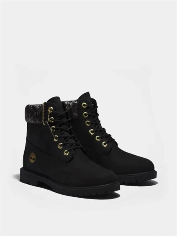 Timberland Waterdichte Leren Laarzen Zwart Black Dames