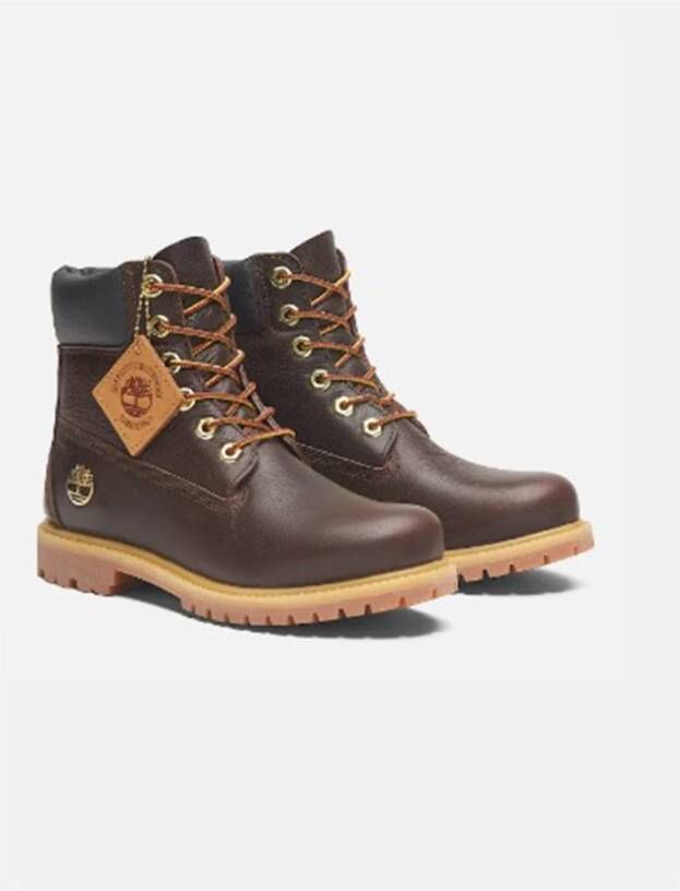 Timberland Waterdichte Veterschoen Brown Dames