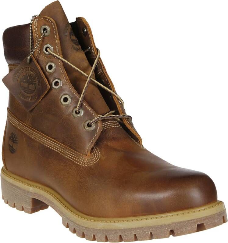 Timberland Waterdichte Veterschoen Brown Heren