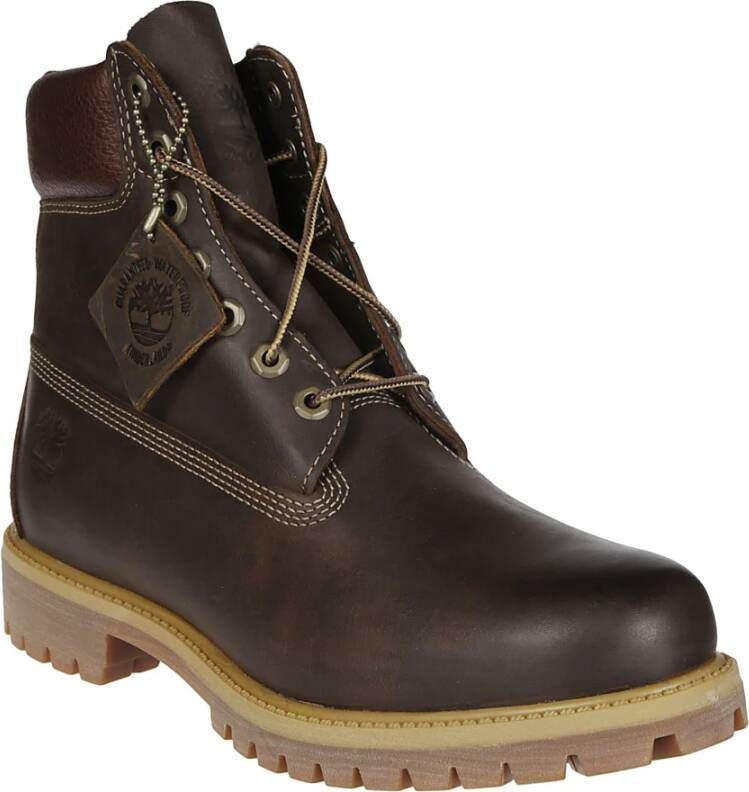 Timberland Waterdichte Veterschoen Brown Heren