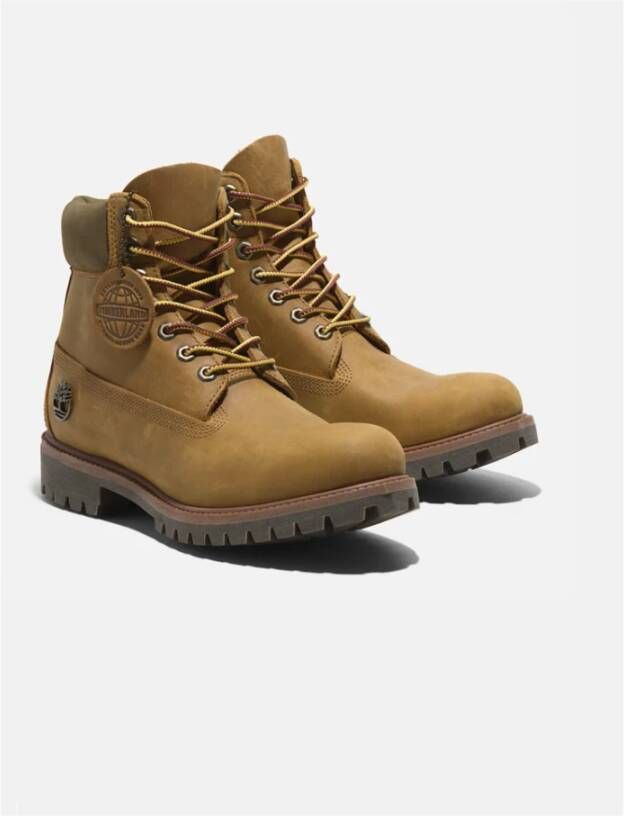 Timberland Waterdichte Veterschoen voor Avonturen Brown Heren