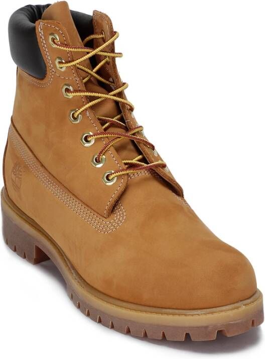 Timberland Waterdichte Vetersluiting Ronde Neus Laars Brown Heren