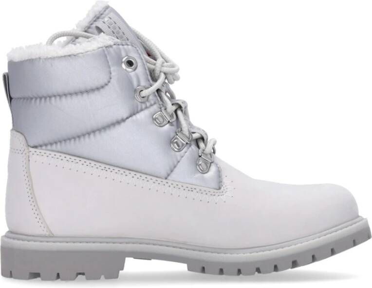 Timberland Witte Premium Puffer Boot voor Vrouwen White Dames