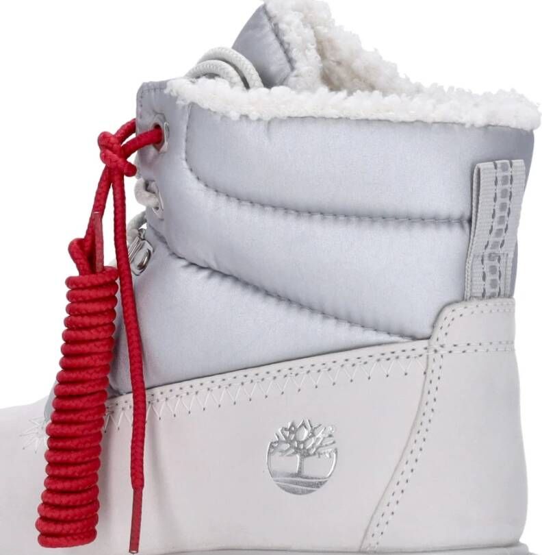 Timberland Witte Premium Puffer Boot voor Vrouwen White Dames