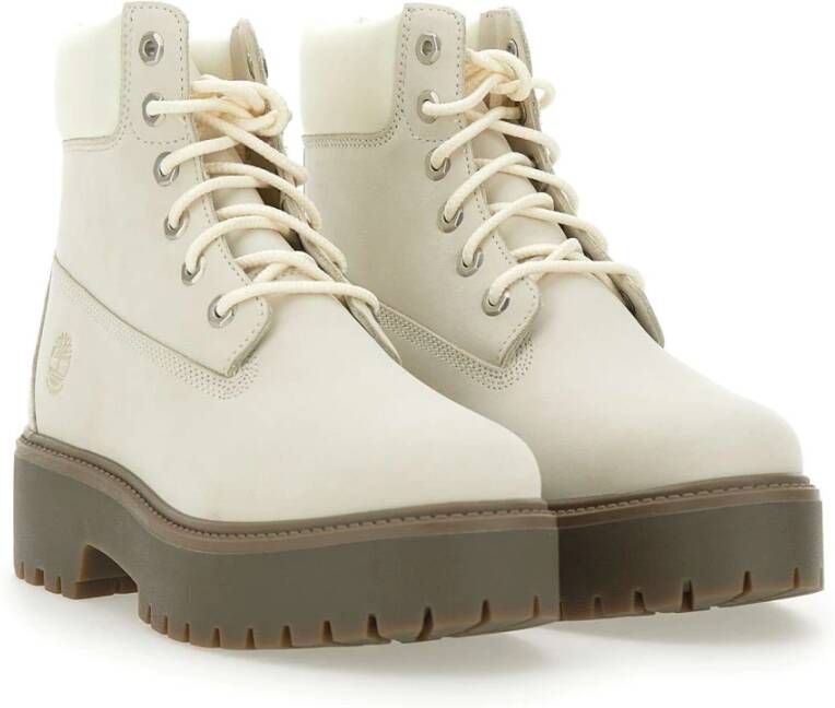 Timberland Witte Stone Street Laarzen White Dames