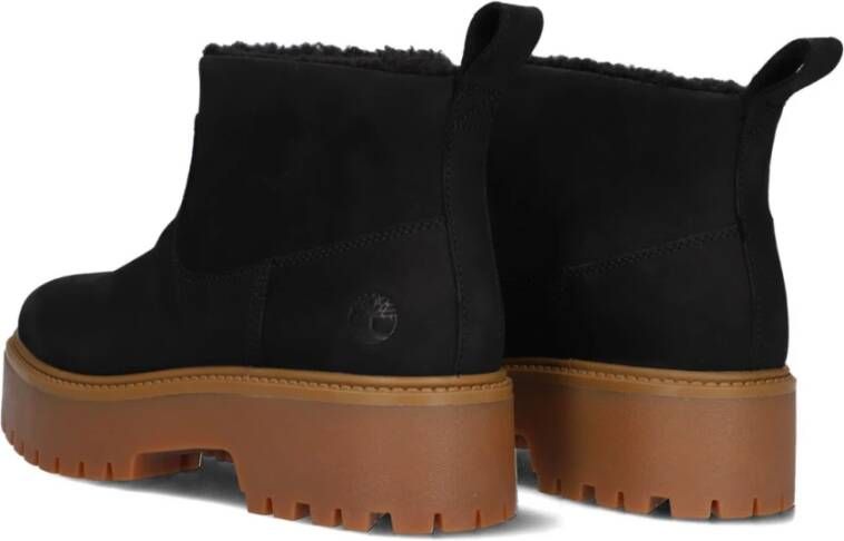 Timberland Zwarte Enkellaarsjes voor Vrouwen Black Dames