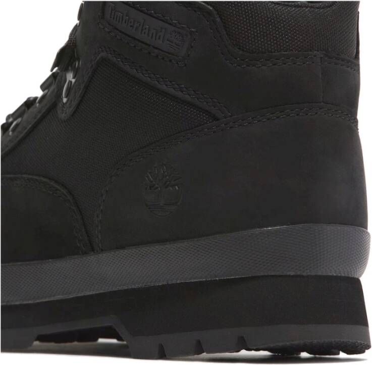 Timberland Zwarte Euro Hiker Enkellaarzen Black Heren