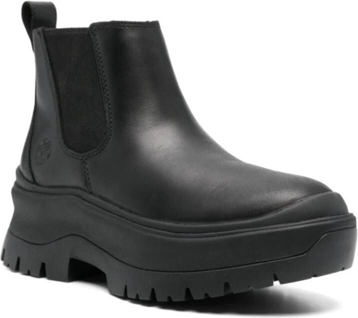 Timberland Zwarte Leren Chelsea Laarzen Black Dames