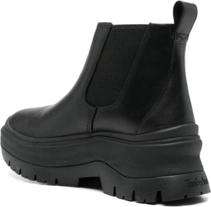 Timberland Zwarte Leren Chelsea Laarzen Black Dames