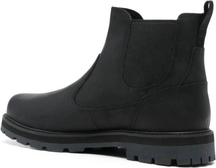 Timberland Zwarte Leren Chelsea Laarzen Black Heren