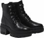 Timberland Zwarte veterschoenen met rubberen zool Black Dames - Thumbnail 8