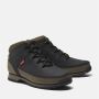 Timberland Zwarte Leren Wandelschoenen Gray Heren - Thumbnail 2