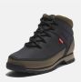 Timberland Zwarte Leren Wandelschoenen Gray Heren - Thumbnail 4