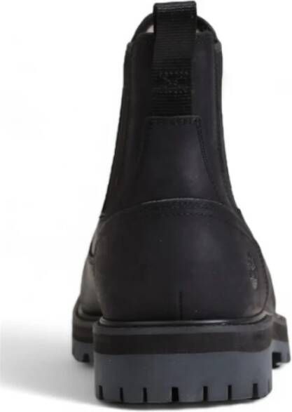 Timberland Zwarte Nubuck Leren Laarzen Black Heren