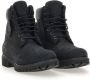 Timberland Zwarte Premium Leren Veterschoenen Black Heren - Thumbnail 2