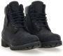 Timberland Zwarte Premium Leren Veterschoenen Black Heren - Thumbnail 11