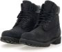 Timberland Zwarte Premium Leren Veterschoenen Black Heren - Thumbnail 13