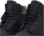 Timberland Zwarte Premium Leren Veterschoenen Black Heren - Thumbnail 17