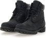 Timberland Zwarte Premium Leren Veterschoenen Black Heren - Thumbnail 4