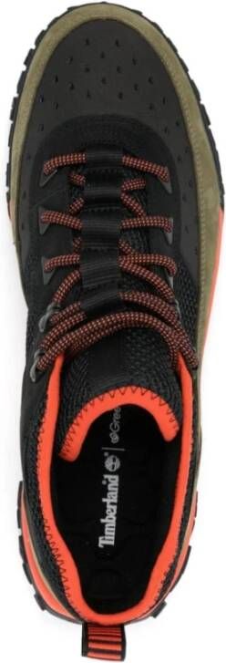 Timberland Zwarte Sneakers met Mesh Design Black Heren