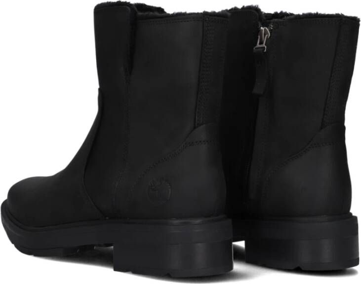 Timberland Zwarte Suède Enkellaarzen voor Vrouwen Black Dames