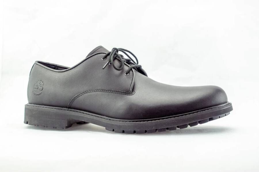 Timberland Zwarte Waterdichte Leren Schoenen Black Heren