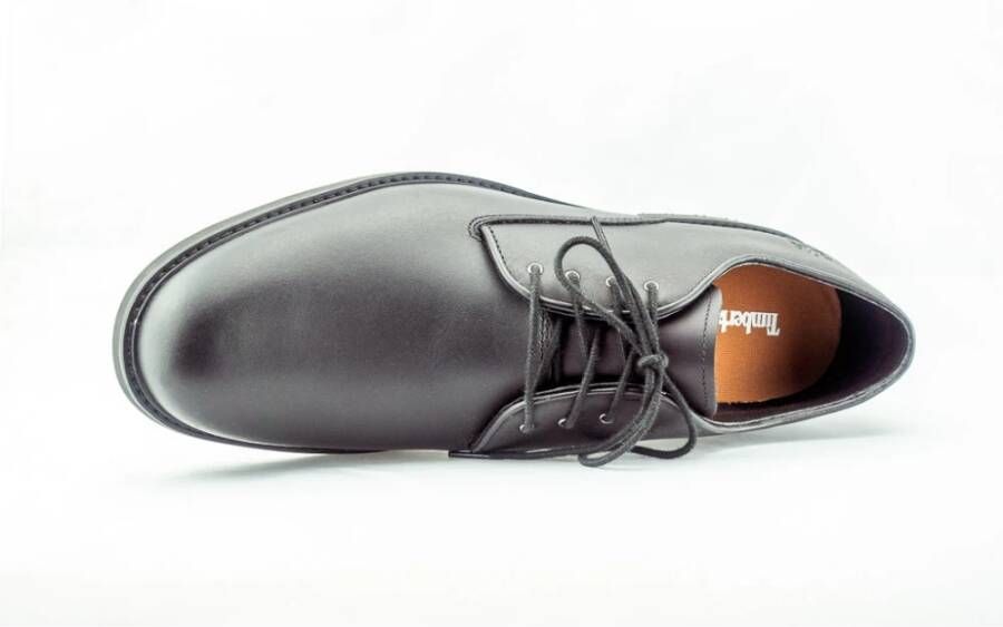 Timberland Zwarte Waterdichte Leren Schoenen Black Heren