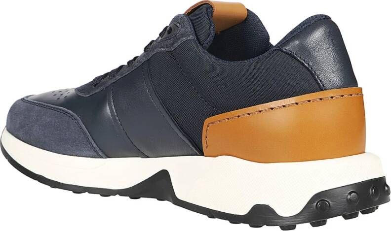 TOD'S 63K Hardloopschoenen Navy Biscotto Chiaro Multicolor Heren