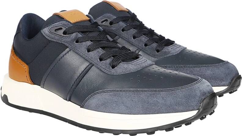 TOD'S 63K Hardloopschoenen Navy Biscotto Chiaro Multicolor Heren