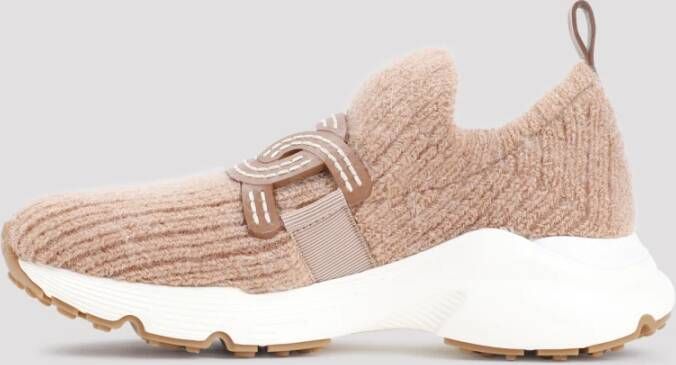 TOD'S Ballerina Knit Sneakers Beige Dames