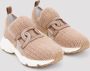 TOD'S Ballerina Knit Sneakers Beige Dames - Thumbnail 3