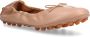 TOD'S Stijlvolle Bubble Kalbslederen Ballerina`s Beige Dames - Thumbnail 4