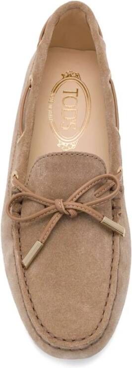 TOD'S Beige Gommino Rijdschoenen Beige Dames