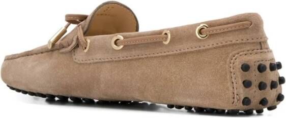 TOD'S Beige Gommino Rijdschoenen Beige Dames