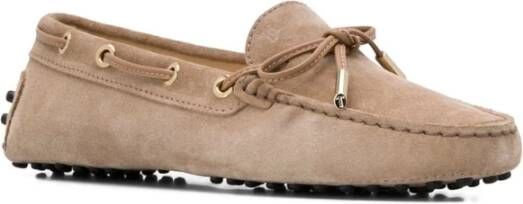 TOD'S Beige Gommino Rijdschoenen Beige Dames