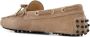 TOD'S Beige Leren Platte Schoenen met Strik Beige Dames - Thumbnail 3