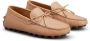 TOD'S Beige Handgemaakte Leren Mocassin Beige Dames - Thumbnail 6