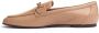 TOD'S Beige Loafer Schoenen met T-Ring Gesp Beige Dames - Thumbnail 3